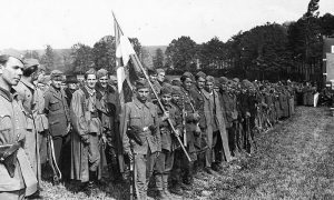 Borci 3. bataljona 1. proleterske brigade na Palisadu, Zlatibor 1944.
