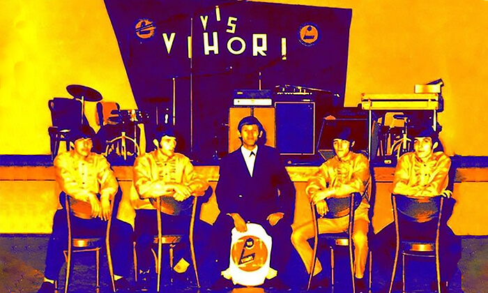 Vihori sa menadžerom "Badžom liftadžijom" 1967.