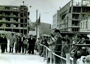 Стрелци на тргу у изградњи