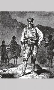 Hajduci kako ih je video Feliks Kanic 1862.godine.