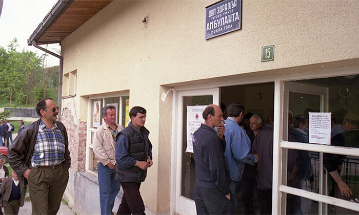 Nedelja Crvenog krsta u Mokroj Gori, 11. maj 1996.