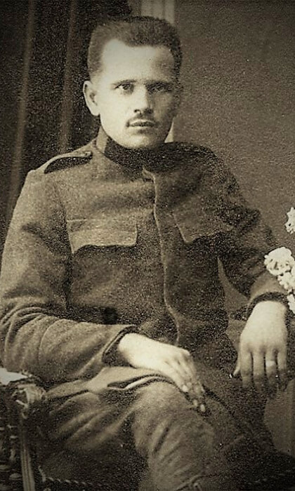 Vitomir Kovačević, pred polazak u Albanske ratove 1912.