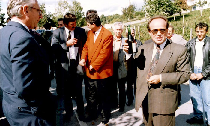 Otvaranje obnovljene deonice za Jelovu Goru 1996.