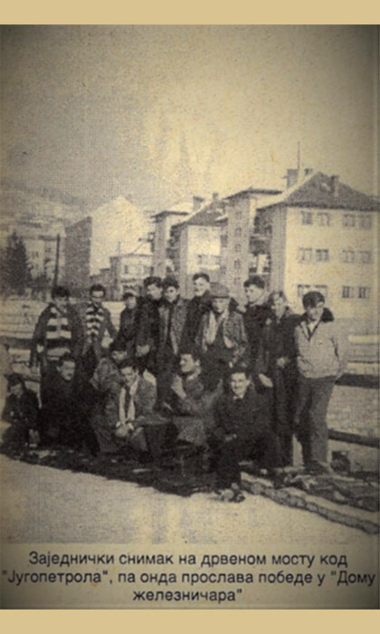 Užičani na startu trke bobova na Zlatiborskom putu 1940. godine