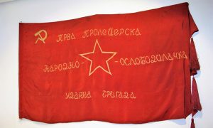 Partizanska zastava iz postavke "Užičke republike"