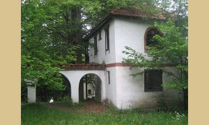 Atelje na Zlatiboru - "Kula ni na nebu ni na zemlji“, Milić nije sekao drveće kada je pravio svoj atelje na Zlatiboru