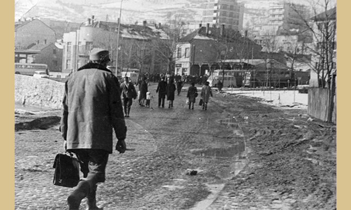 Tog decembra 1961. većina užičkih ulica je bila u katastrofalnom stanju