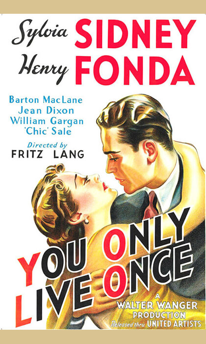 Plakat za film "Samo jednom se živi"