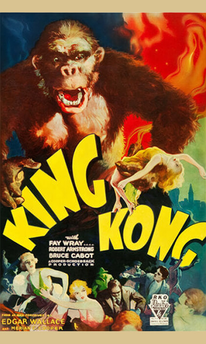 Plakat za film King Kong 1962.