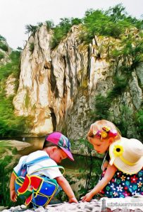 Пицин Вир, Мина и Огњен, јул 1999.год.