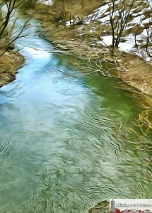 Корито иза Пициног Вира, фебруар 2001.год.