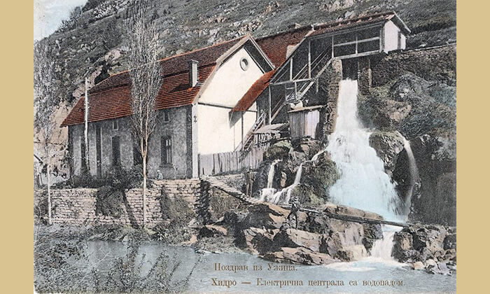 Užička stara hidrocentrala je stavljena 1964. pod zaštitu države