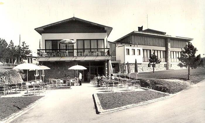 Razglednica iz 1965. - novosagrađeni Hotel Palisad