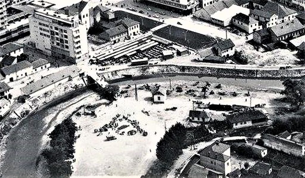 Užički zeleni i stočni pijac šezdesetih.