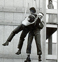 Vratolomija na Trgu partizana