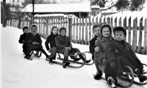 Ulice u Klisuri su bile idealne za zimske radosti