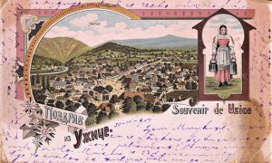 Jedna od prvih razglednica Užica koja prikazuje Užice u 8. deceniji 19. veka gradnje posle regulacionog plana