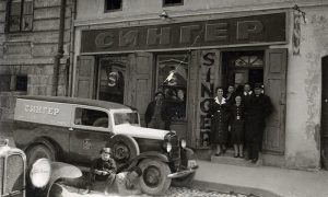 Užička Singer ispostava sa zaposlenima 1936. godine