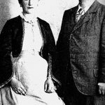 Mališa Atanacković sa ženom Jelenom. u vreme kada je pravio kuću na Rakijskoj pijaci
