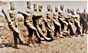 Vojnici na Solunskom frontu igraju kolo- "Žikino kolo"