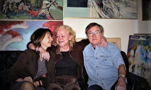 Slavenka, Nađa, Rade Vergo 2008 godine u Vergovom ateljeu