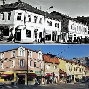 Na Donjoj čaršiji nekada i sada (uporedio Peđa Ristović)