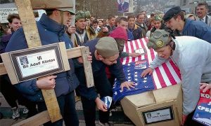 Performans sa prvog protesta protiv agresora