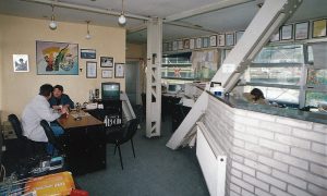 TV5 u kafanskom lokalu na mostu