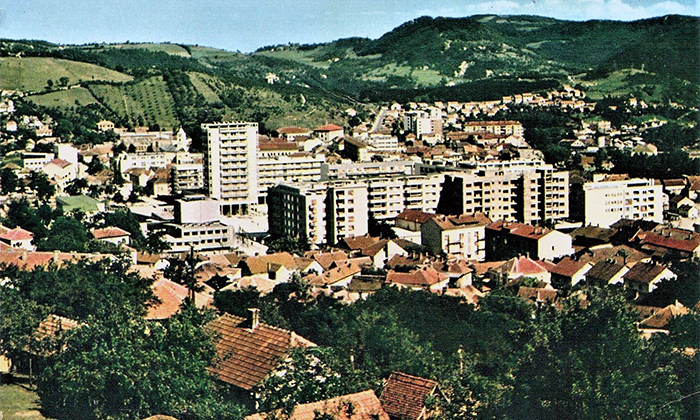 Detalj panorame Užica snimljene 1969. godine