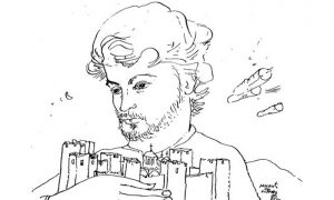 . Milovan Vitezović na crtežu Milića od Mačve