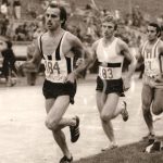 Šamu Josip, Slavko Kuzmanović (183) Dane Korica na takmičenju u Skoplju trka na 10.000 metara