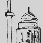 Uveličana Šejhova džamija sa poznatog Kanicovog crteža Užica