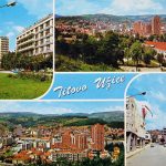 Razglednica T. Užica iz 1973. na kojoj je i najveći soliter u SFRJ