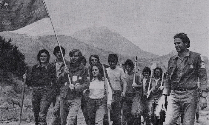 Užički brigadiri na Jabuci 1973.