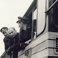 Dolazak svečanog voza širokog koloseka iz Valjeva u Užice