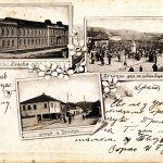 Razglednica sa fotografijama Užica objavljene u poslednjoj deceniji 19. veka