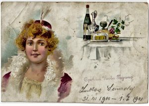 Novogodišnja čestitka iz 1901. Godine