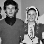 Veljo Tošanić sa sestrom Nadom 1976.