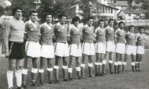 Tim FK Slobde 1977. godine