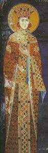 . Carica Jelena- 14 vek, freska u manstiru Lesnovo u Makedoniji
